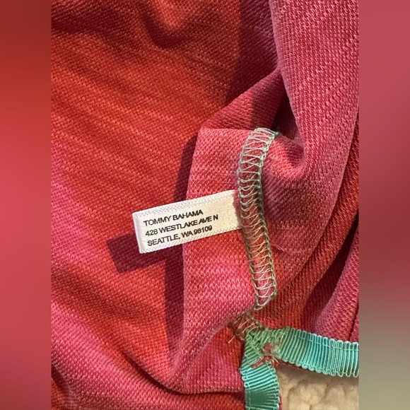 Tommy Bahama Men’s Collared Polo Shirt Red size Medium - Picture 10 of 11